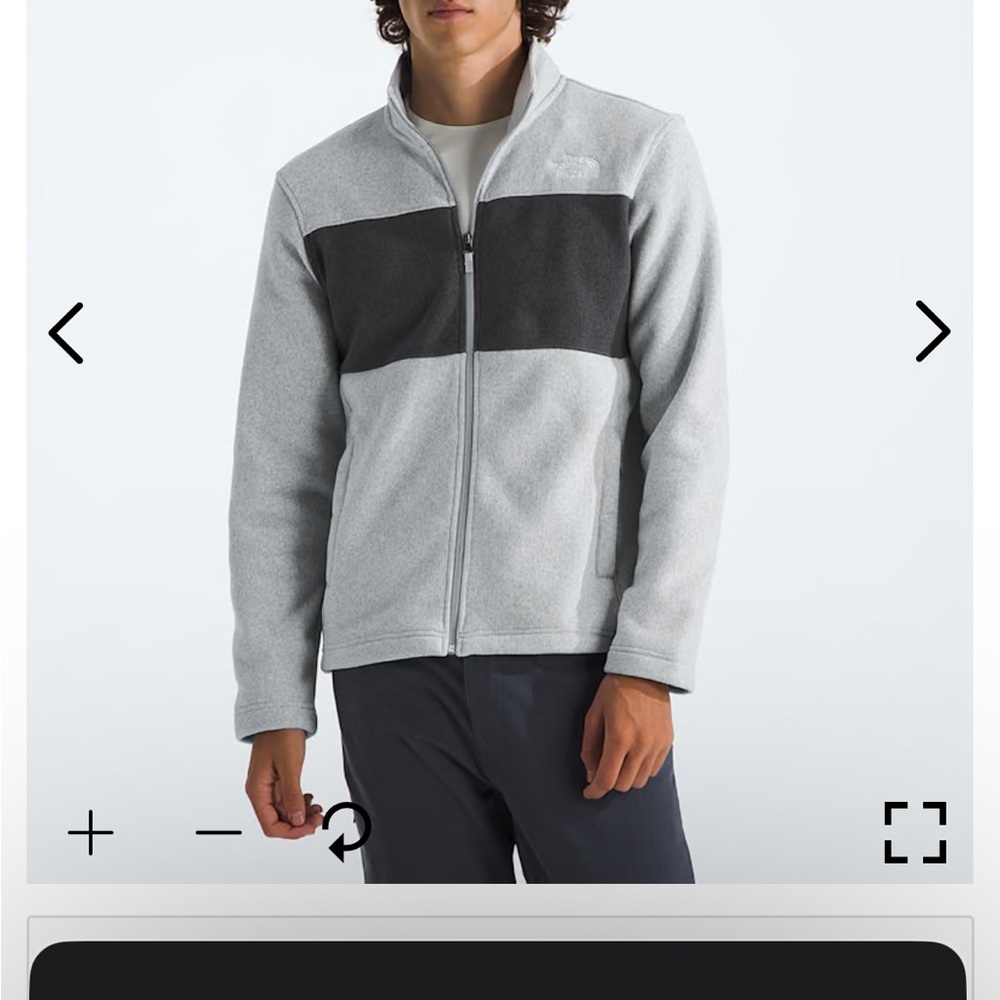The north face men’s XL GORDON LYONS F/Z HIGHRISEGRHTHR
